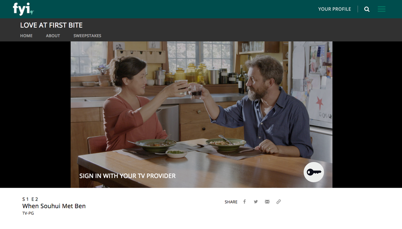 FYI Website 2 Love at First Bite, Watch Now